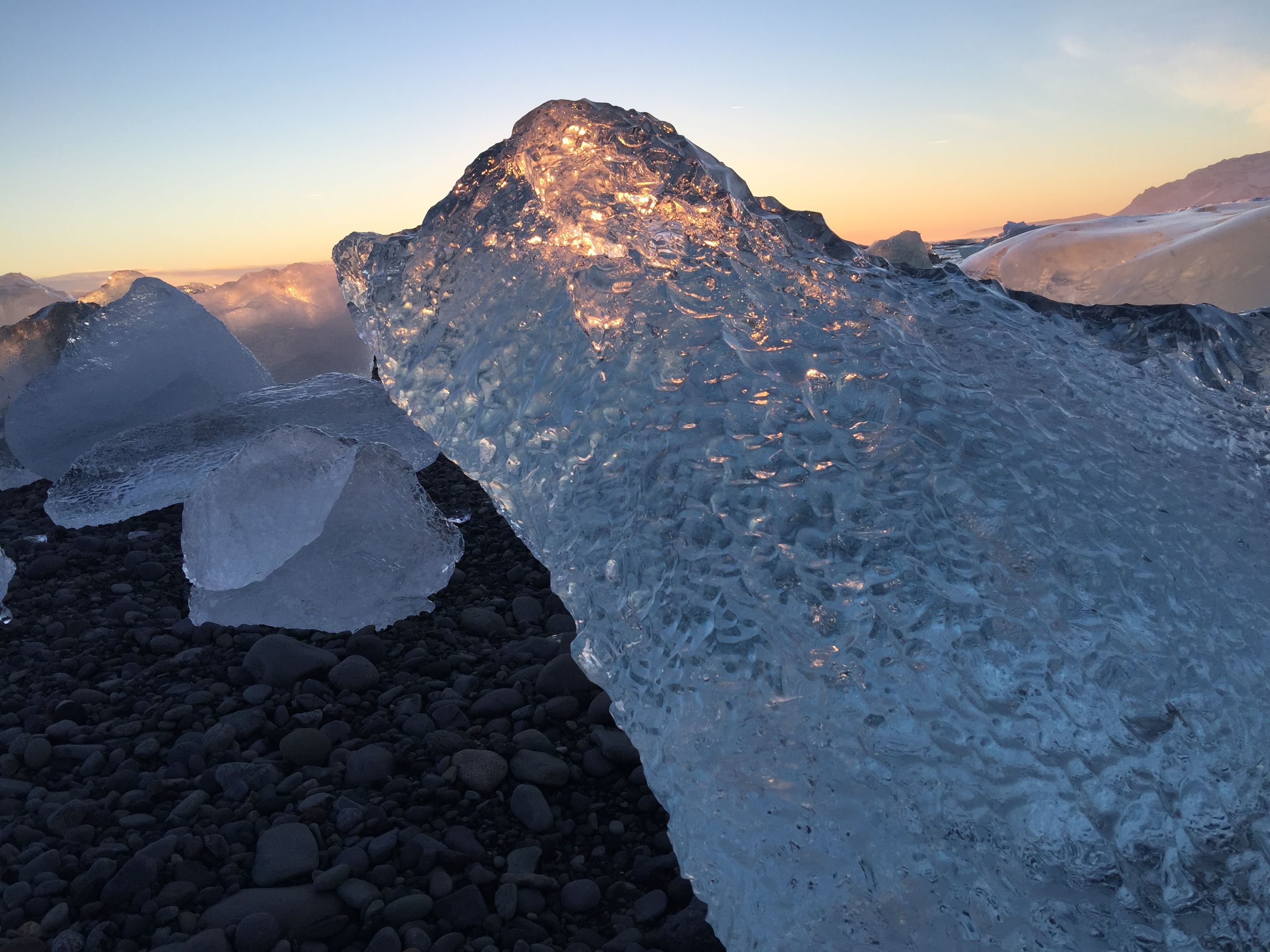Iceland glacier during Arctic adventures 2 day south coast tour