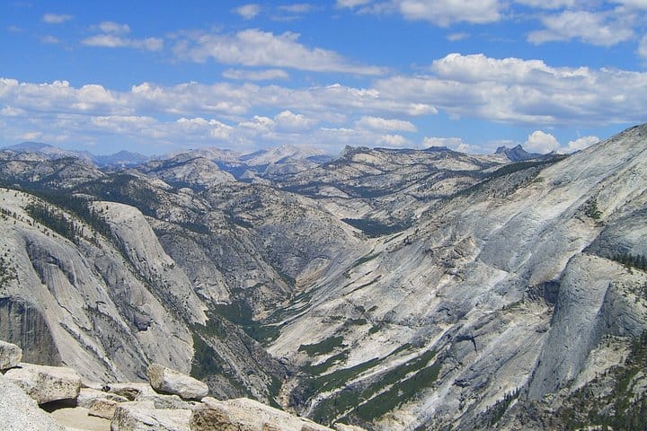 Yosemite Valley panorama views.