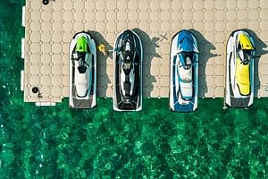 Jet Ski Adventure in Super Paradise Beach Bay, Mykonos 
