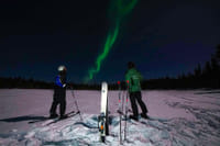 Ski Trekking under the Northern Lights in Rovaniemi