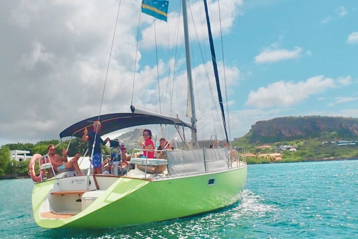 Sailing yacht Galaxie sailing the Spanish Waters in Curacao