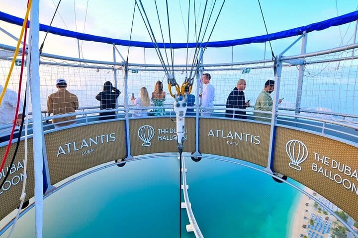 Dubai Balloon Ride tour & Marina Dhow Cruise with Dinner with  Private  Roundtrip   Transfer 5