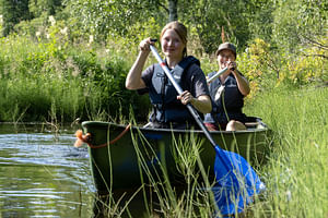 Canoeing down the river Pyhäjoki (4 hours)