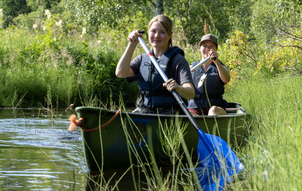 Canoeing Adventure on the River Pyhäjoki in Kemijärvi