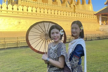 Laos Traditional Costume Experience in Vientiane