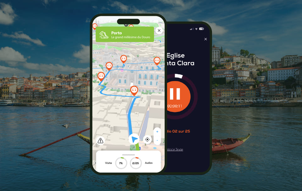 Audio Guided Walking Tour of Porto and Vila Nova de Gaia