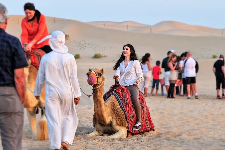Camel Trekking In Abu Dhabi with Transfer, Fun and More 4