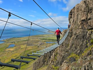 Fálkaklettur Via Ferrata close to Reykjavik, photo 16