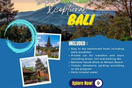 5D4N Super Xceptional Bali
