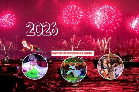 New Year's Eve Dinner Cruise Party on the Bosphorus in Istanbul