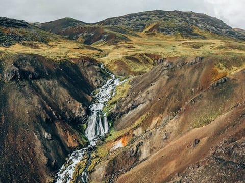 scenary in Reykjadalur