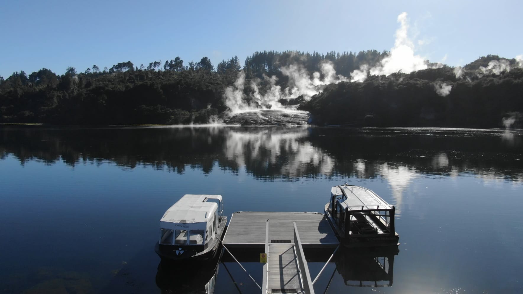 ORAKEI KORAKO GEOTHERMAL PARK & HUKA FALLS RIVER CRUISE, TAUPO - PREMIUM COMBO - DAY TOUR FROM AUCKLAND