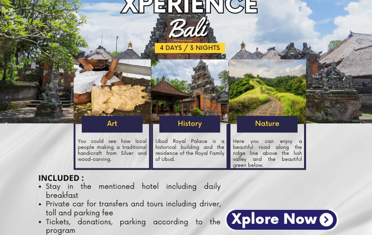 Explore Ubud Palace and Tegalalang Rice Terraces in Bali