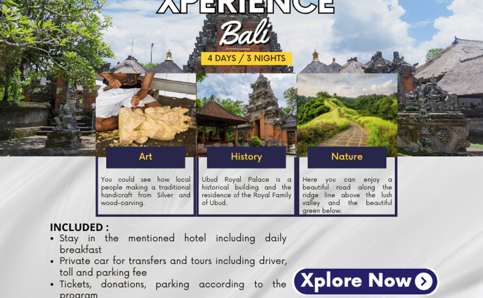 Explore Ubud Palace and Tegalalang Rice Terraces in Bali