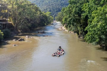 Half-Day River Tubing and Ethical Elephant Feeding in Chiang Mai