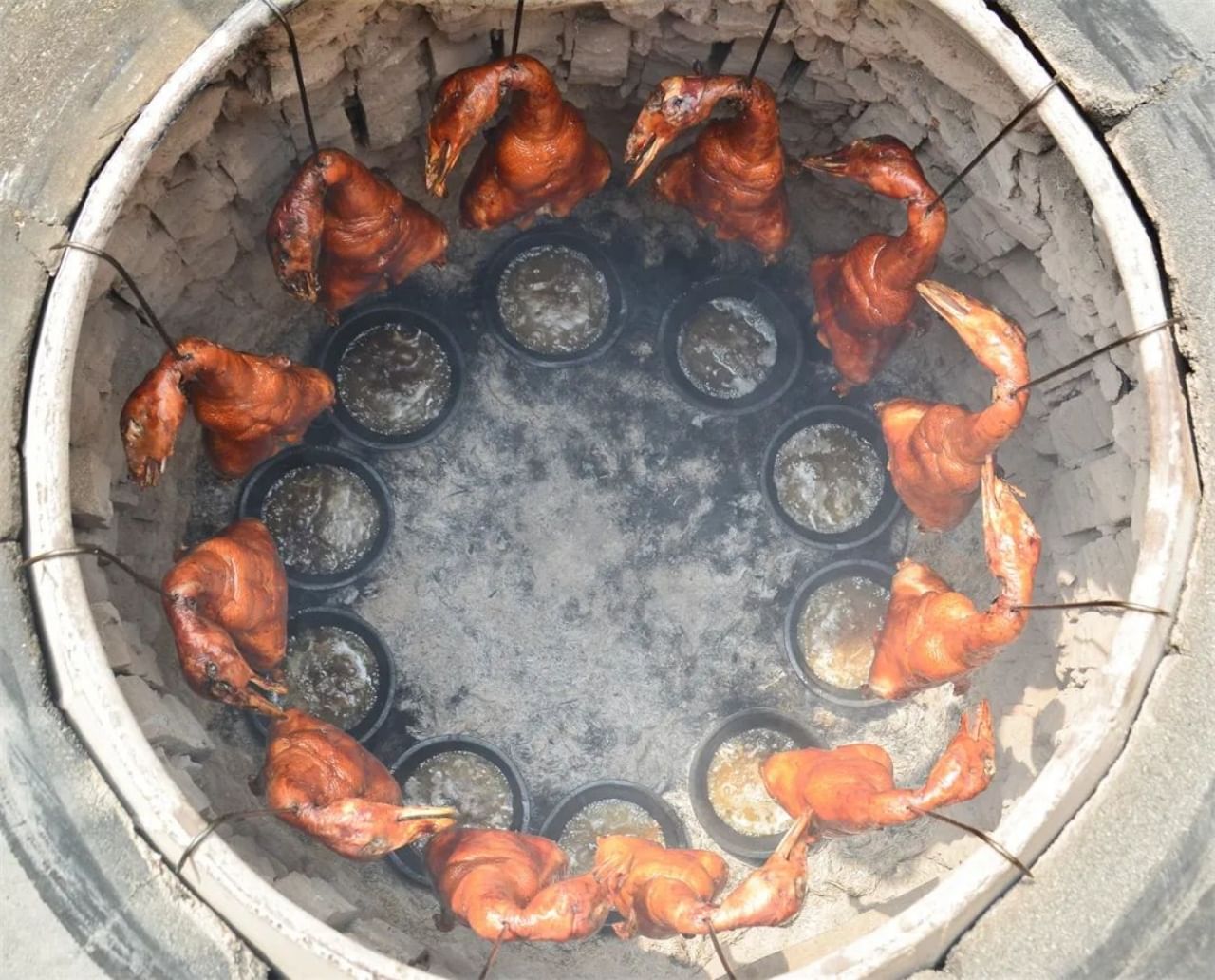 The production process of Yiliang roast duck