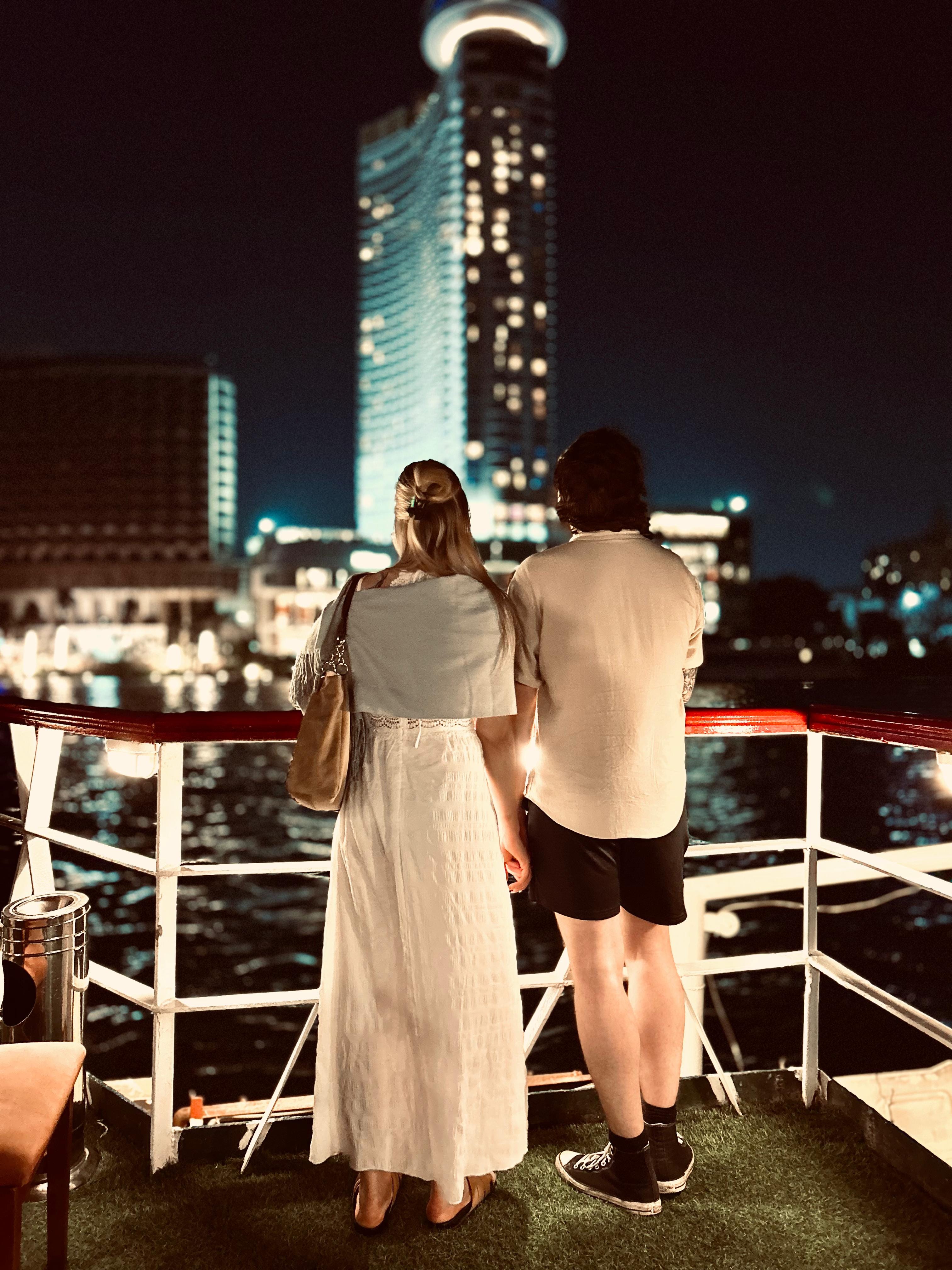 Guests enjoying Cairo sightseeing tours with Nile cruise entertainment.