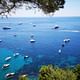The Island of Capri by Boat Couple