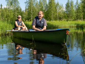 Canoeing Adventure on the River Pyhäjoki in Kemijärvi