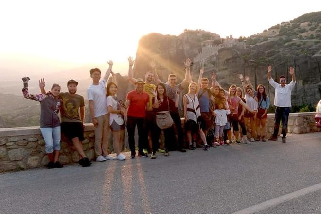 Meteora Day Tour by Train from Athens