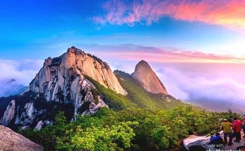 Hiking at Mt. Bukhansan and Korean Sauna Experience in Seoul