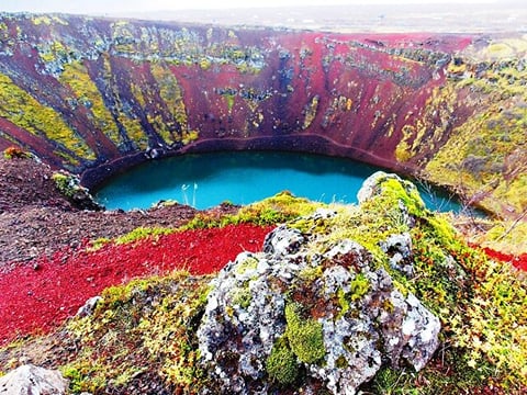 Kerið, volcanic crater