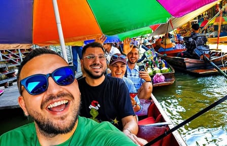 Explore Bangkok's Floating Market and Maeklong Train Market Tour