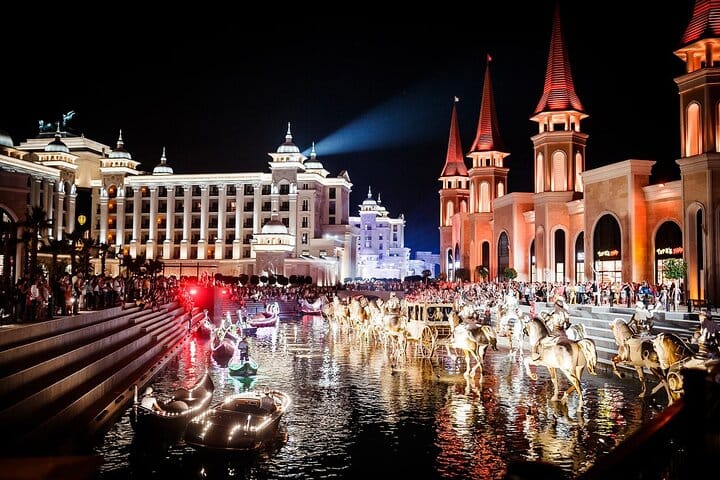 The Land of Legends Night Show with Roundtrip Transfer from Side 8