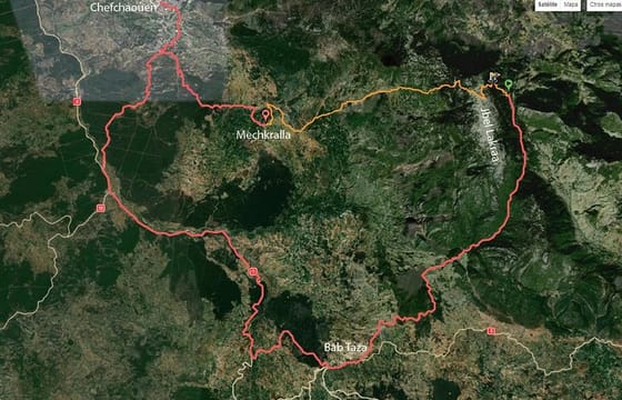 From Chefchaouen: Full day excursion to Jbel Lakraa (highest in Talassemtane Park)