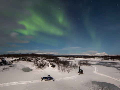 Northern Lights Snowmobile tour, photo 4