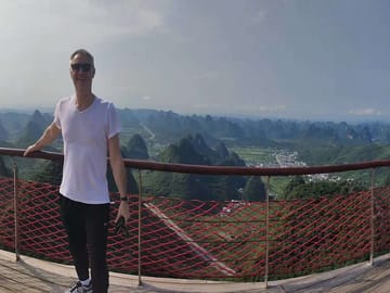 Yangshuo Ruyi peak & round way cable car ticket