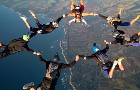 Tandem Skydiving Experience Over the Mediterranean in Side
