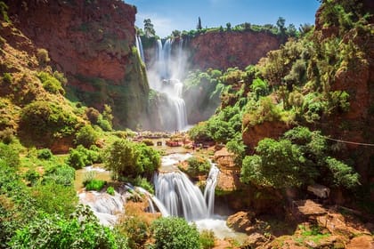 From Marrakech: Day Trip to Ouzoud Waterfalls Guided & Boat Ride