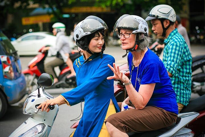 Hanoi Night Adventure: Explore the City on a Motorbike Tour