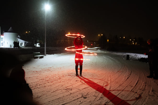 Rovaniemi Insider Aurora Train at Night