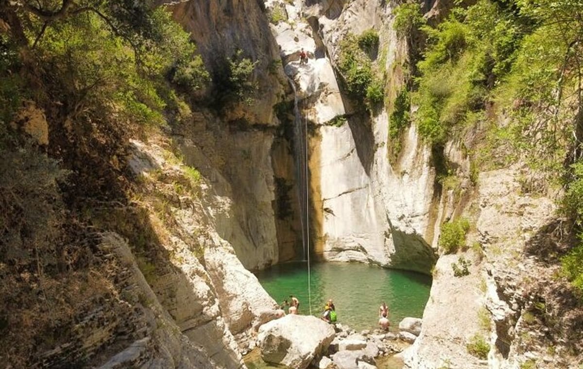 Canyoning in Manikia Gorge from Athens