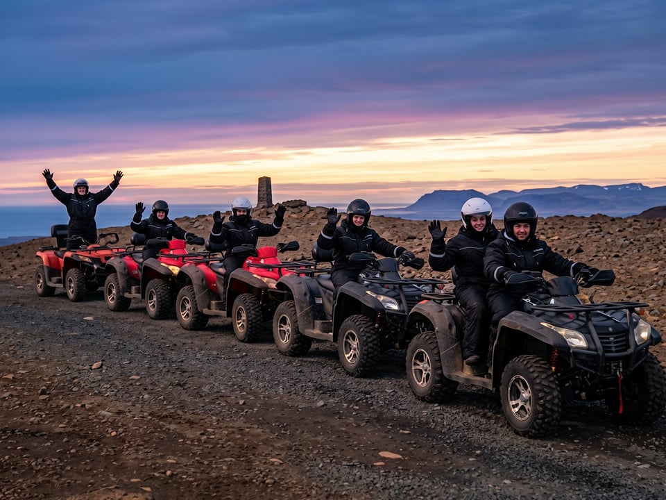 Early Evening - ATV Reykjavik VIKING RIDERS Adventure — ATV Reykjavik VIKING RIDERS