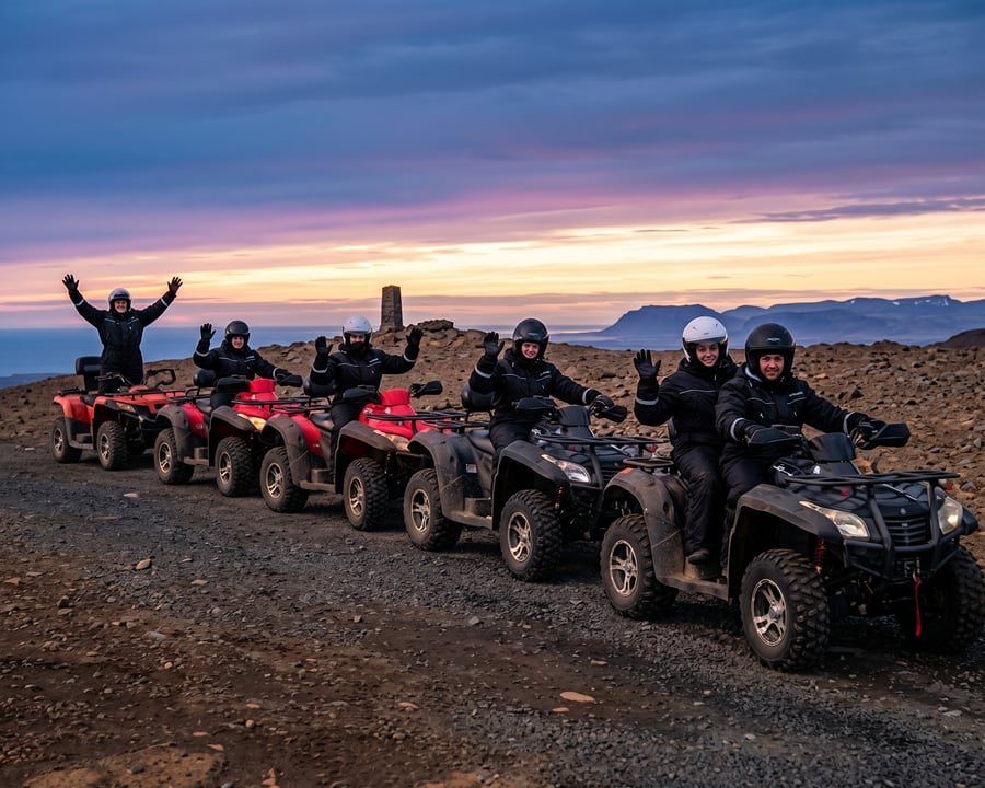 Early Evening - ATV Reykjavik VIKING RIDERS Adventure