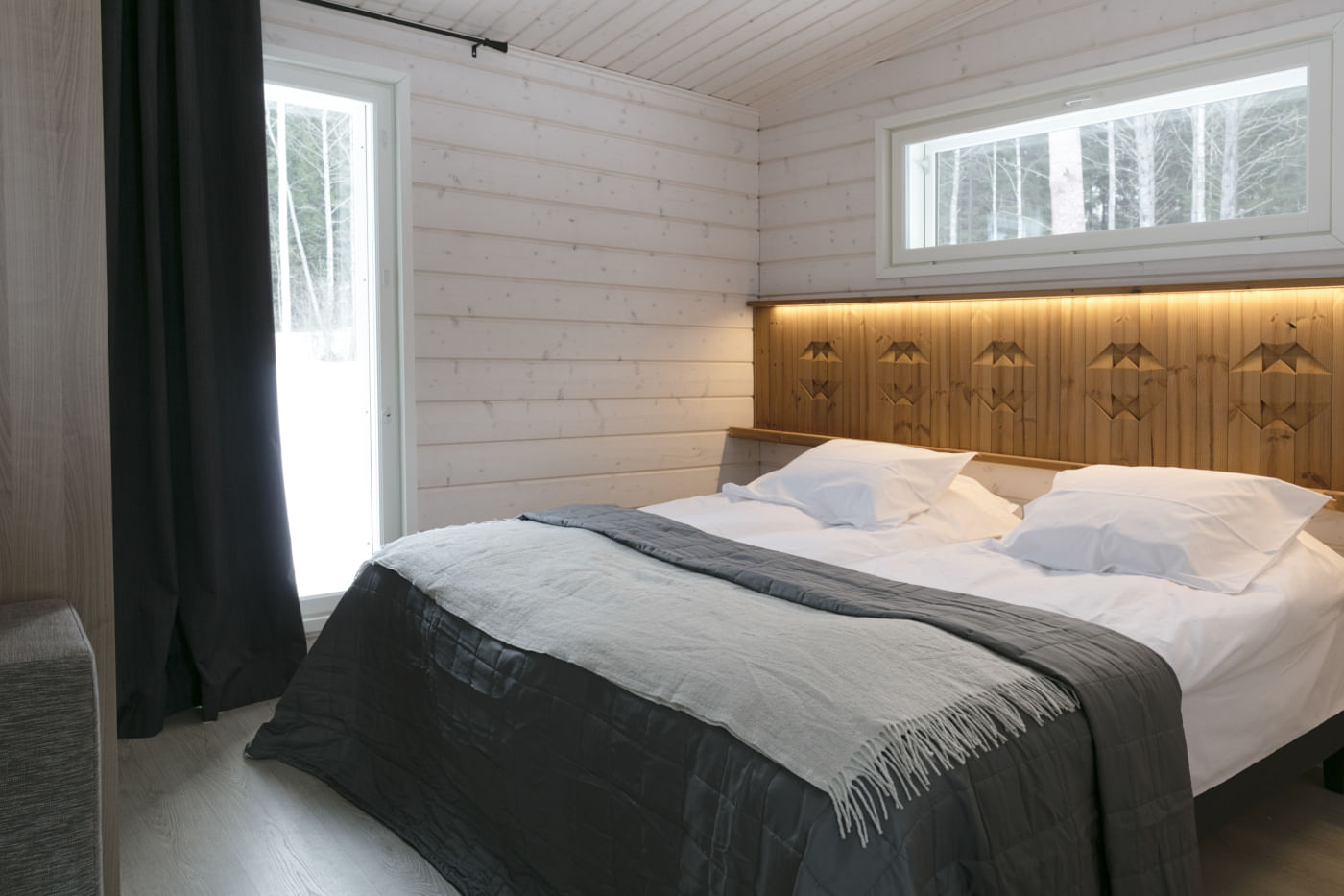 Bedroom of the Taipalsaari cabin