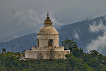 Half-Day Tour of Pokhara's Davis Falls and Peace Pagoda