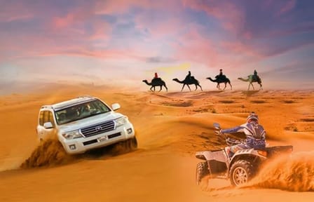 Private Red Dunes Safari with BBQ Dinner and Camel Riding