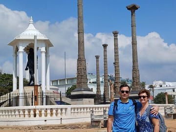 Auroville and French Colony Cultural Tour from Trichy