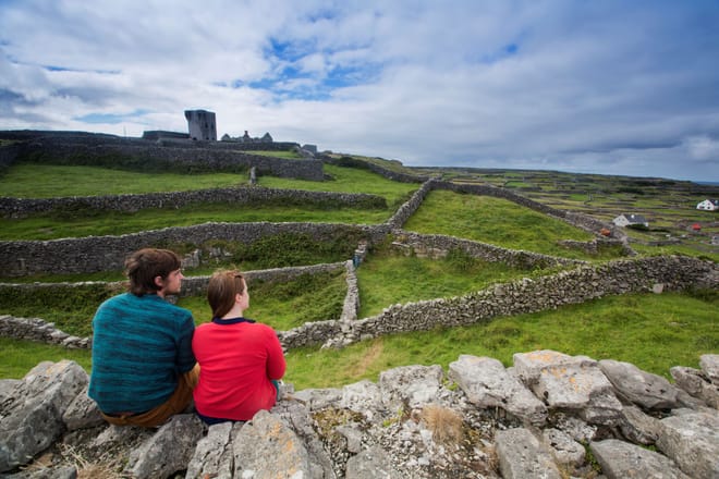 Aran Island (Inisheer), Cliffs of Moher & Cliff cruise departing from Galway City. Guided.  2