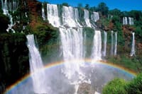 Iguaz&uacute; waterfalls.