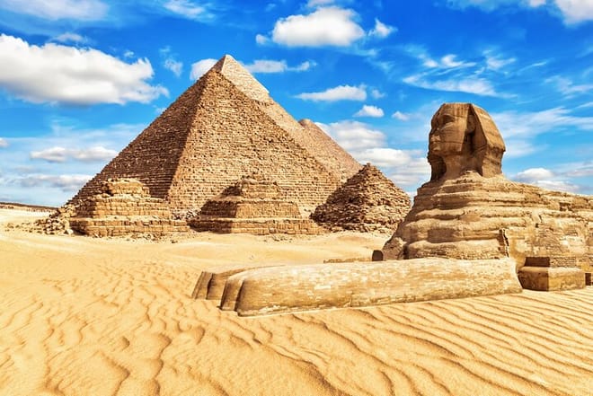 Pyramids of Giza And Egyptian Museum Day Tour By Plane From Sharm photo 2