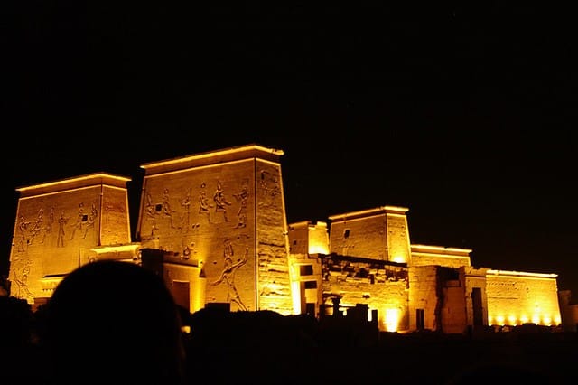 Aswan: Sound and Light Show at Philae Temple