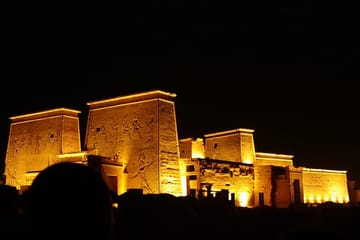 Sound and Light Show at Philae Temple in Aswan