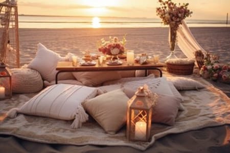 Luxury Private Picnic in Paradise Beach