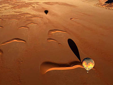 Hot Air Balloon Adventure Over Dubai's Desert Landscape