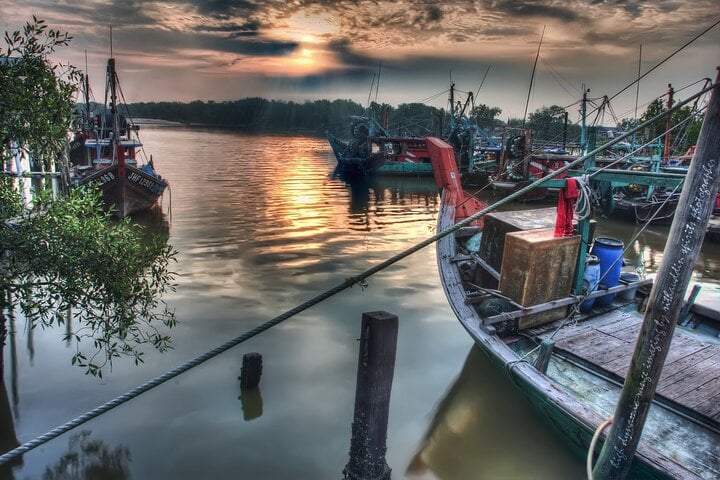 Sunset at Fishing Village